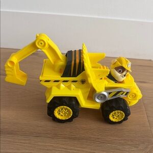 Paw patrol - Yellow Construction Toy Vehicle with Character